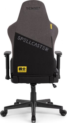 Hráčska stolička, sedačka SENSE7 Spellcaster, kreslo Senshi edition šedá.