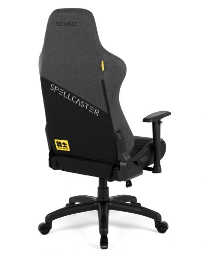 Hráčska stolička, látka SENSE7 Spellcaster, kreslo Senshi edition XL šedá.