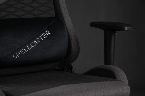 Hráčska stolička, látka SENSE7 Spellcaster, kreslo Senshi edition XL šedá.