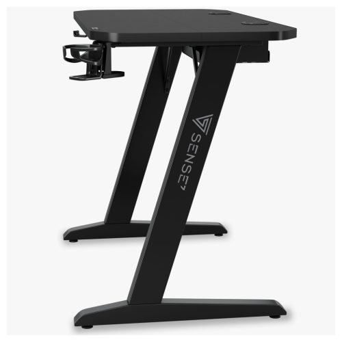 Herný stôl, SENSE7 Nomad Classic, Desk 100×50 cm black