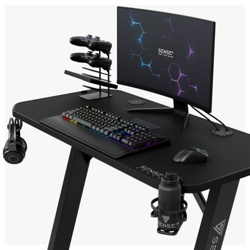 Herný stôl, SENSE7 Nomad Classic, Desk 100×50 cm black