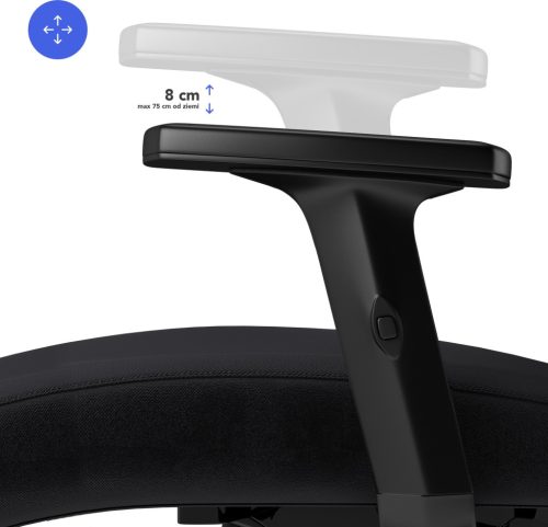 Ergonomický kancelársky stôl SENSE7 Tone black