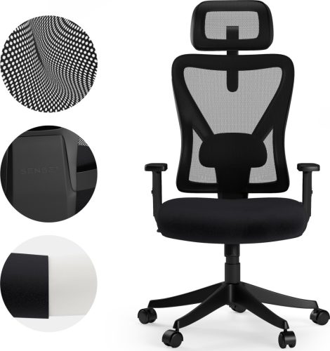 Ergonomický kancelársky stôl SENSE7 Tone black