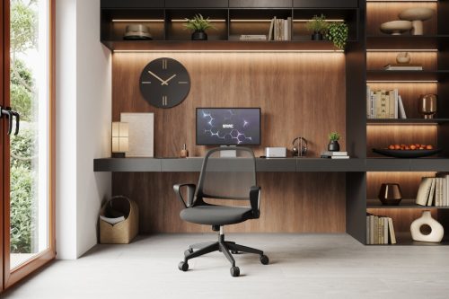 Kancelárska stolička SENSE7 Sopty čierna 