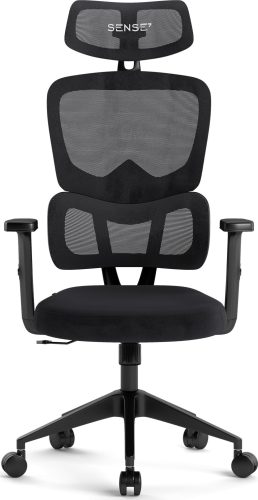 Sense7 Veno Ergonomická kancelárska otočná stolička čierna