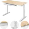 Newai výškovo nastaviteľný elektrický stôl, 120x60cm,béžový