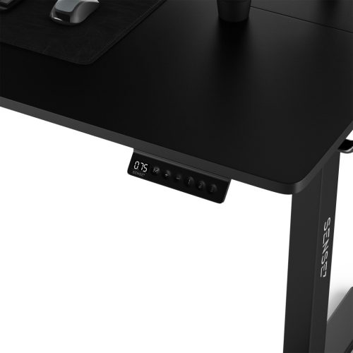 SENSE7 Výškovo nastaviteľný elektrický stôl Nojo 140x60 cm čierny