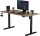 SENSE7 Výškovo nastaviteľný elektrický stôl Nojo 140x60cm čierny dub