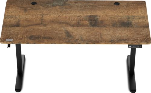 SENSE7 Výškovo nastaviteľný elektrický stôl Nojo 140x60cm čierny dub