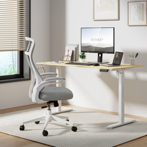 Ergonomická otočná stolička Revo sivá