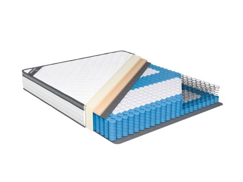 Sincere Ortopedický Matrac Vega 120x200x26cm s taštičkovými pružinami, 7 Komfortných zón, z pamäťovej peny, H3 tvrdosť