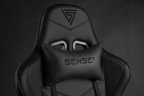 Hráčska stolička, kreslo SENSE7 Spellcaster čierne.