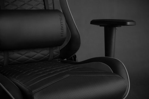 Hráčska stolička SENSE7, kreslo Spellcaster čierno-sivé.