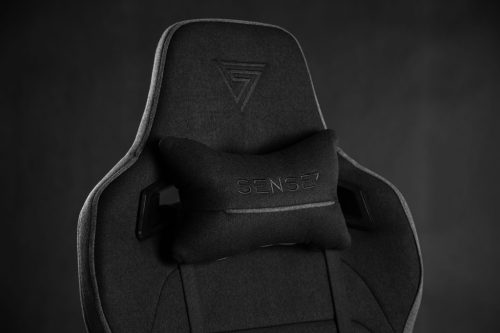 Herná stolička Sense7 Sentinel, čierna a šedá