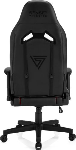 Hráčska Stolička Sense7 Vanguard čierno-červená