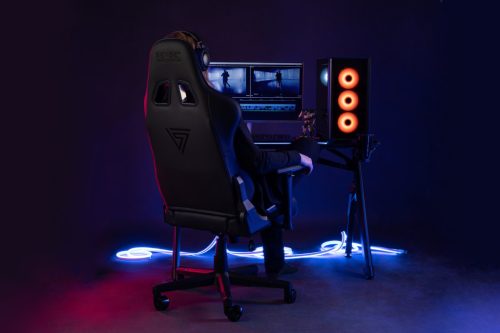 Gamer kreslo SENSE7 Spellcaster, sovietska čierna.