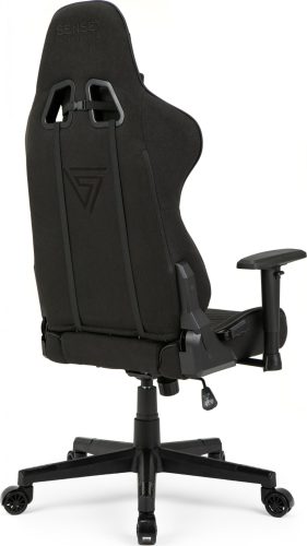 Hráčska stolička, SENSE7 Spellcaster, látkové kreslo čierno-červené.