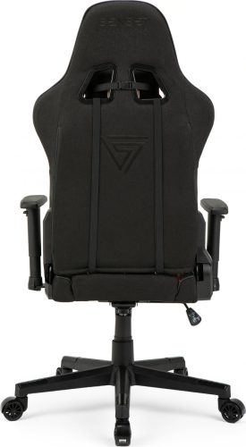 Hráčska stolička, SENSE7 Spellcaster, látkové kreslo čierno-červené.