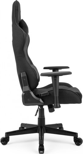 Hráčska stolička, látkové kreslo SENSE7 Spellcaster čierne.