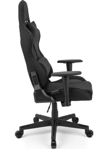 Hráčska stolička, látkové kreslo SENSE7 Spellcaster čierne.