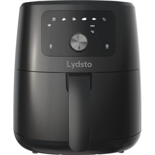 Lydsto XXL teplovzdušná fritéza, veľkokapacitná, 5 l, inteligentná teplovzdušná fritéza, 1700 W, čierna