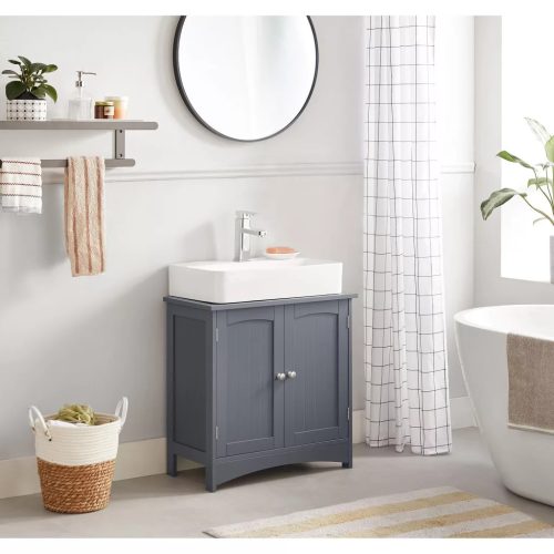 Kúpeľňová skrinka pod umývadlo 60x30x60cm, sivá