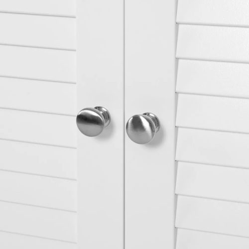 Vasagle Kúpeľňová skrinka pod umývadlo s dvojkrídlovými dvierkami, biela 60x30x60cm