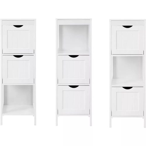 Vasagle Samostatne stojaca komoda, biela.