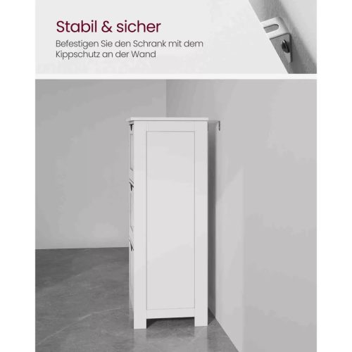 Kúpeľňová skrinka s 3 zásuvkami, 32x30x81cm