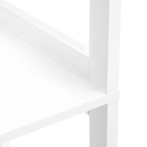 Kúpeľňová skrinka so zásuvkou a skrinkou, 3 police, biela, 60x32x154cm