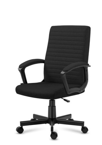 Mark Adler Boss 2.5 black Otočná stolička Boss, pohodlná kancelárska stolička látka čierna