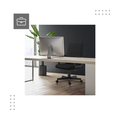 Mark Adler Boss 2.5 black Otočná stolička Boss, pohodlná kancelárska stolička látka čierna