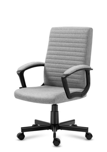Mark Adler Boss 2.5 grey Otočná stolička Boss, pohodlná kancelárska stolička látka sivá