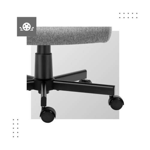 Mark Adler Boss 2.5 grey Otočná stolička Boss, pohodlná kancelárska stolička látka sivá