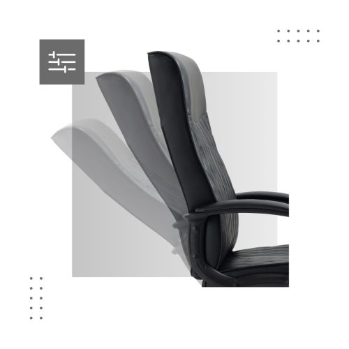 Mark Adler Boss 3.2 black Otočná stolička Boss, pohodlná kancelárska stolička látka čierna