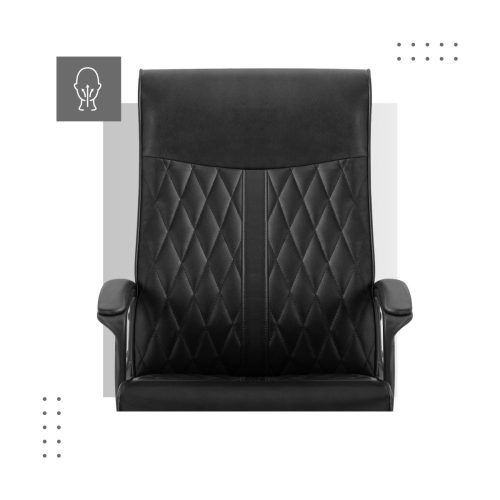 Mark Adler Boss 3.2 black Otočná stolička Boss, pohodlná kancelárska stolička látka čierna