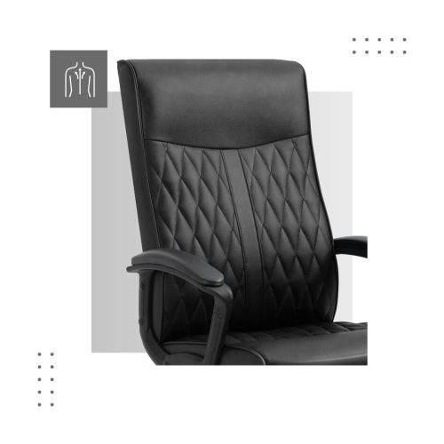 Mark Adler Boss 3.2 black Otočná stolička Boss, pohodlná kancelárska stolička látka čierna