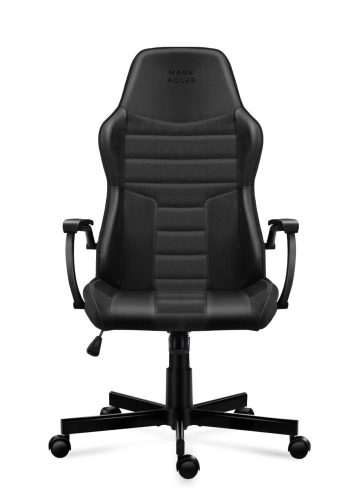 Mark Adler Boss 4.2 black Prémiové šéfovské kreslo, otočné kreslo, reverzná koža, látka, čierna