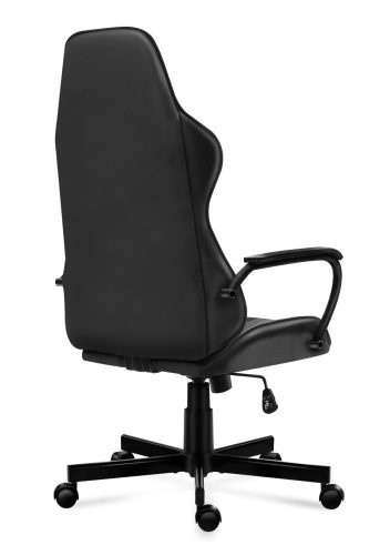 Mark Adler Boss 4.2 black Prémiové šéfovské kreslo, otočné kreslo, reverzná koža, látka, čierna