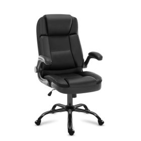   Mark Adler Boss 5.1 Prémiová šéfovská stolička, otočná stolička, obrátená koža, čierna.