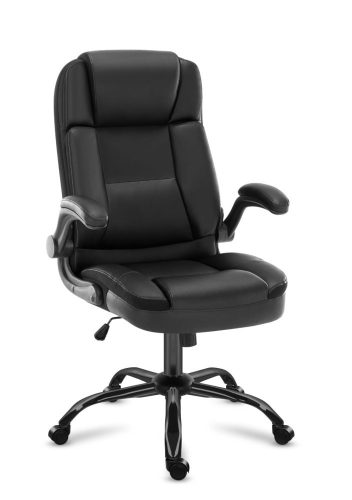 Mark Adler Boss 5.1 Prémiová šéfovská stolička, otočná stolička, obrátená koža, čierna.