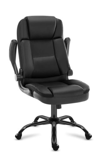 Mark Adler Boss 5.1 Prémiová šéfovská stolička, otočná stolička, obrátená koža, čierna.