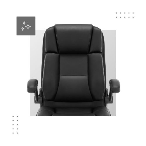Mark Adler Boss 5.1 Prémiová šéfovská stolička, otočná stolička, obrátená koža, čierna.