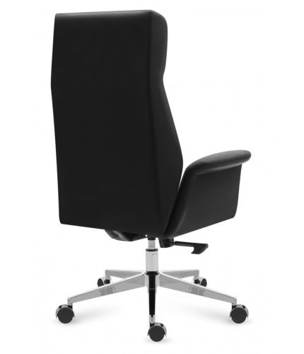 Mark Adler  Boss 5.6 black Moderná prémiová šéfovská stolička, ergonomická kancelárska stolička, s opierkou hlavy a krku, umelá koža, čierna