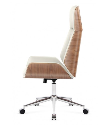 Mark Adler Boss 8.0 beige Prémiové šéfovské kreslo, pohodlné kancelárske kreslo, moderné riaditeľské kreslo, s opierkou hlavy a krku, umelá koža, béžová