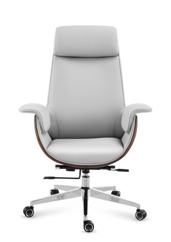 Mark Adler Boss 8.2 white Prémiové šéfovské kreslo, s opierkou hlavy a krku, umelá koža, biela