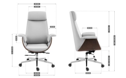 Mark Adler Boss 8.2 white Prémiové šéfovské kreslo, s opierkou hlavy a krku, umelá koža, biela