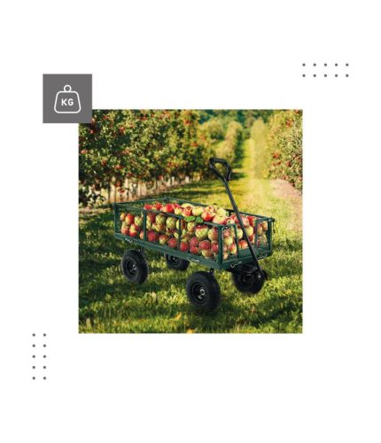 Mark Adler Záhradný vozík, ručný, maximálna nosnosť 350 kg, fúrik, plochý vozík, х materiálov, s protišmykovou špongiou