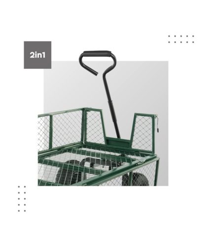 Mark Adler Záhradný vozík, ručný, maximálna nosnosť 350 kg, fúrik, plochý vozík, х materiálov, s protišmykovou špongiou