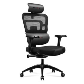   Huzaro combat 7.0-Black, ergonomická herná stolička otočná čierna.